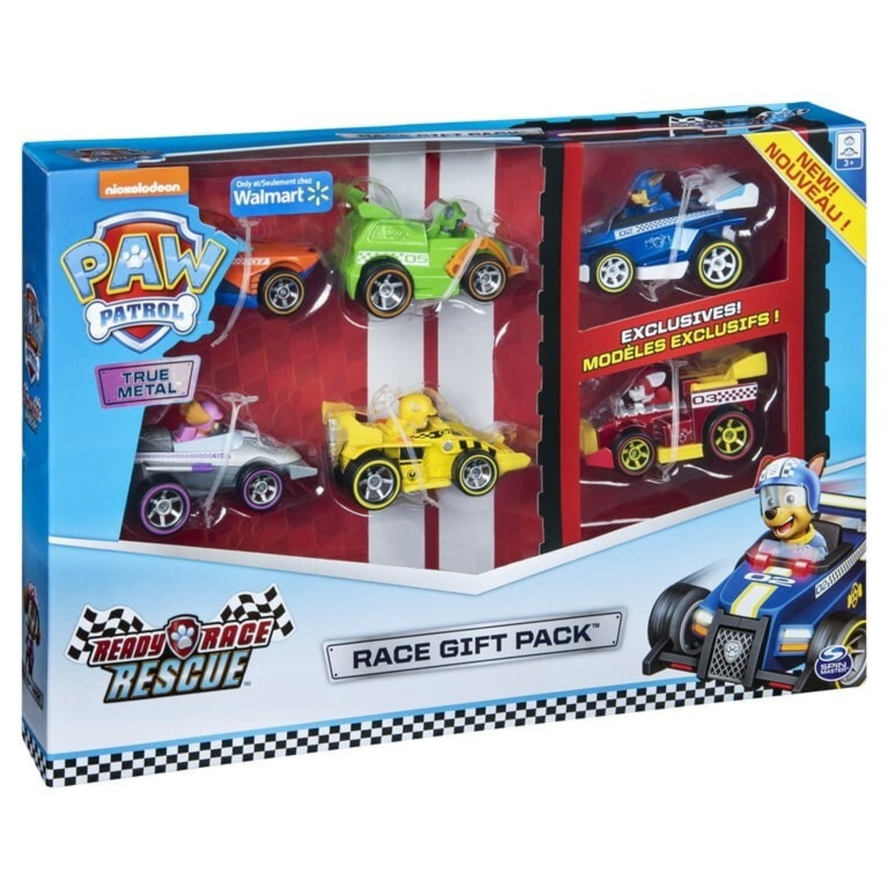 Sold Out New In Box Paw Patrol True Metal Exclusive Diecast Car Set  VHTF RARE